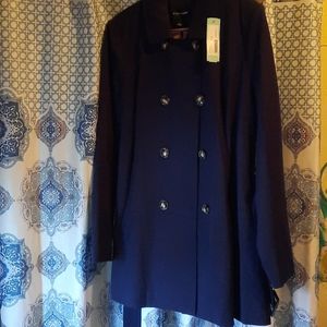 Navy trench coat